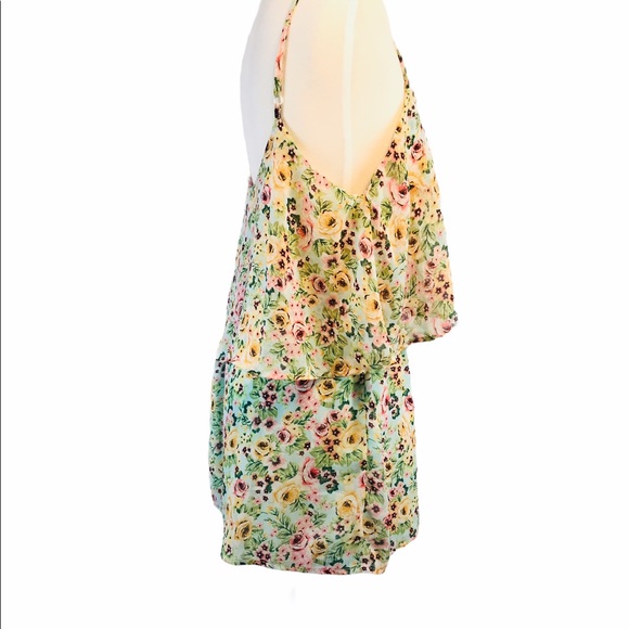 Poetry Strappy Romper Shorts  Floral Ruffle size M - Picture 5 of 10